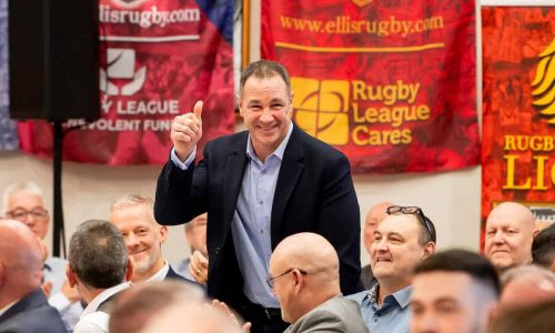 Picture by Allan McKenzie/SWpix.com - 08/02/2025 - Rugby League - RL Lions Annual Luncheon 2025- Cedar Court Hotel, Bradford, England - Adrian Morley.